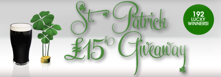 St Patrick’s £15k Giveaway at Virgin Casino