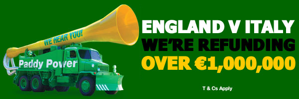 addy Power refunds £1 Million on the England vs Italy Euro 2012 game