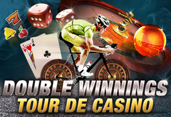 Tour De Casino Double Winnings promotion at Paddy Power Casino 
