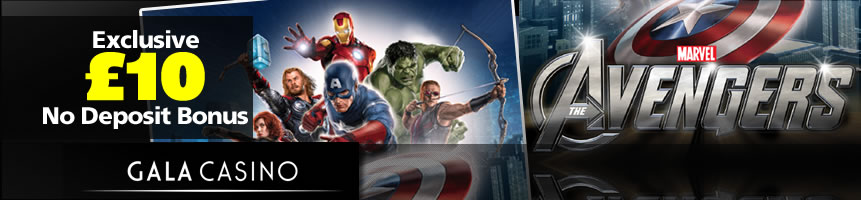 £10 Free to Play The Avengers Slot