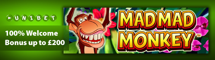 Play Mad Mad Monkey Slot at Unibet Casino