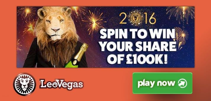 Win a Share of £100k this Christmas at LeoVegas