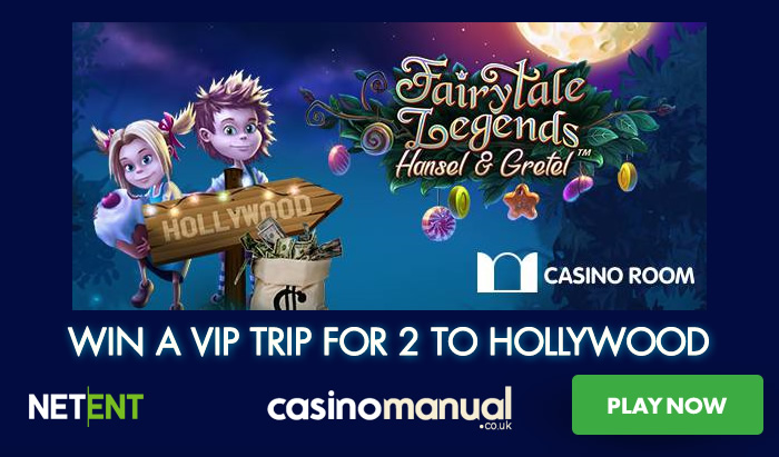 CasinoRoom celebrates arrival of Hansel & Gretel with massive €20,000 cash & VIP trip to Hollywood giveaway