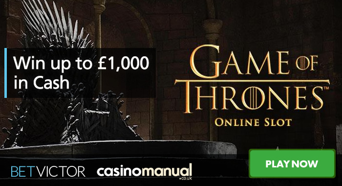 Play Game of Thrones at BetVictor to win share of £5k