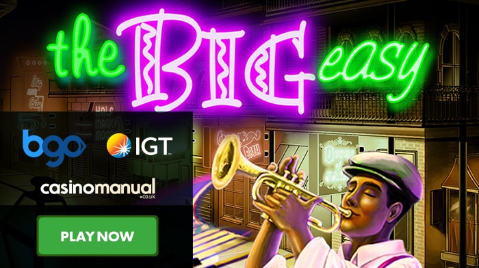 Enjoy some swinging slots action at bgo Casino with the jazz-themed The Big Easy