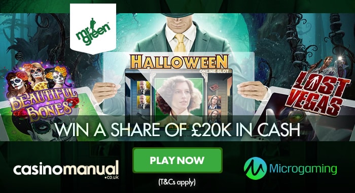 Microgaming celebrates launch of Halloween video slot with £20k cash giveaway