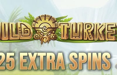 Get 25 Wild Turkey extra spins at Gate777 Casino
