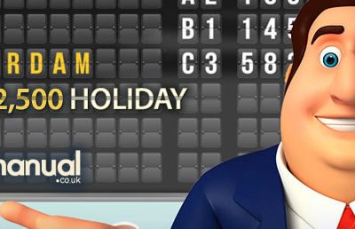Choose a holiday to Amsterdam, Paris or Rome of a £2,500 cash prize at Gate777 Casino